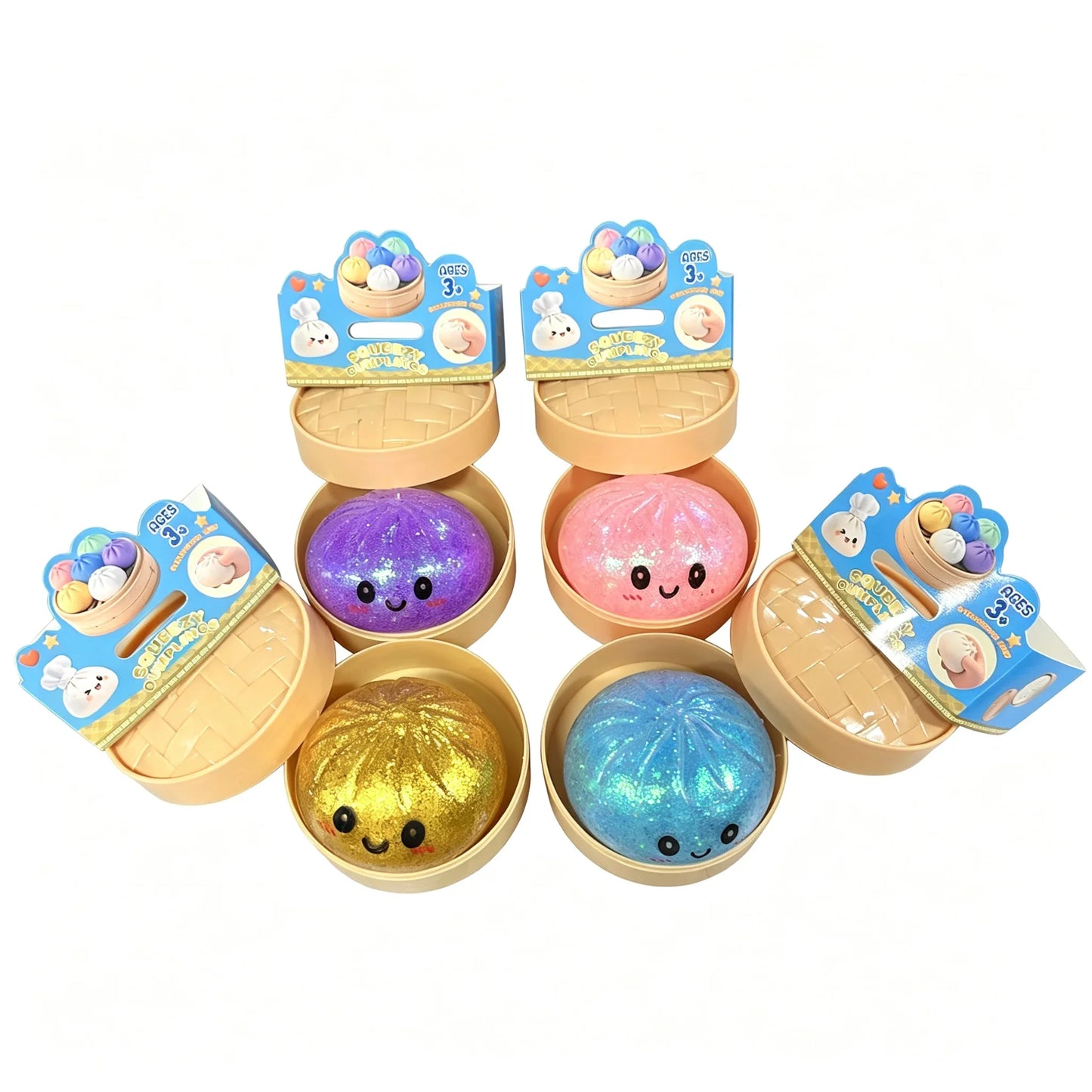 Glitter Dumpling Squishies Blind Pack
