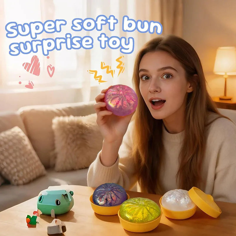 Blind Box Glitter Dumpling Squishy