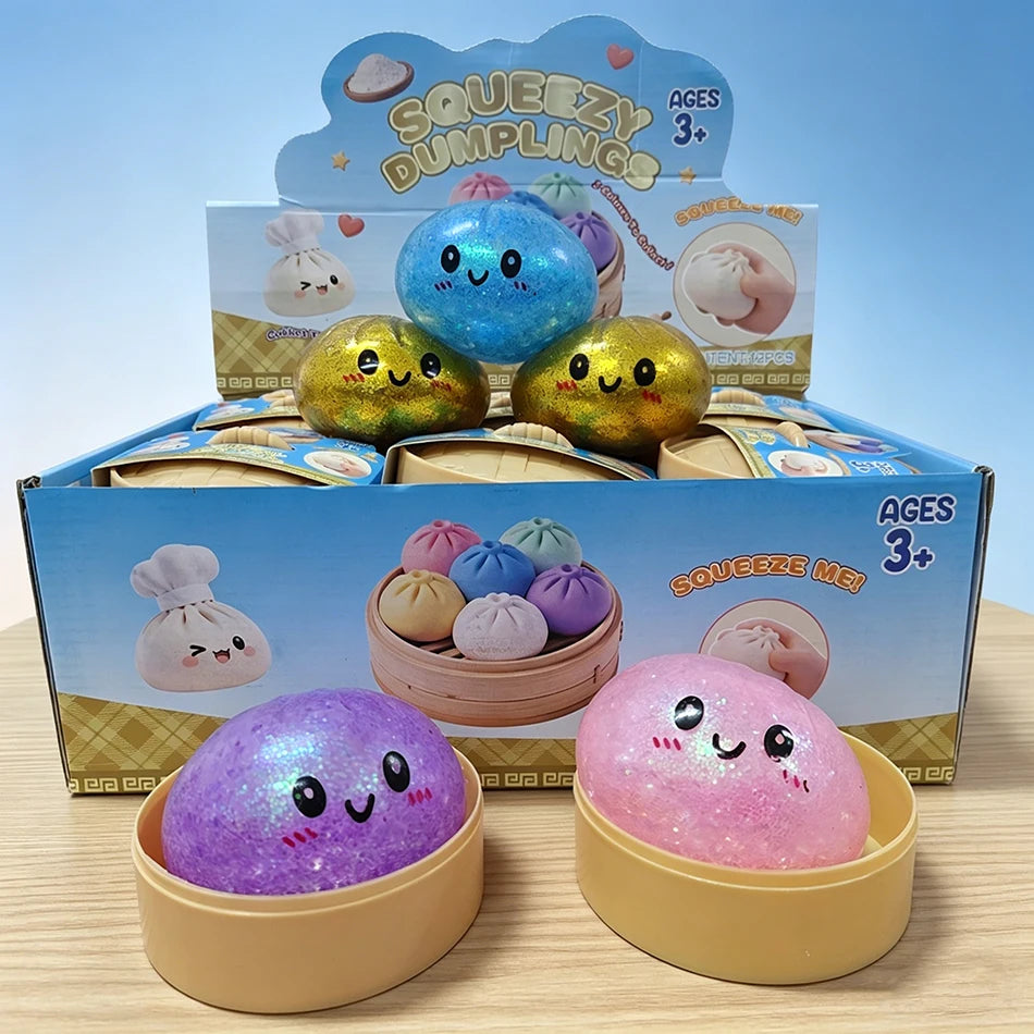 Glitter Dumpling Squishy Blind Box