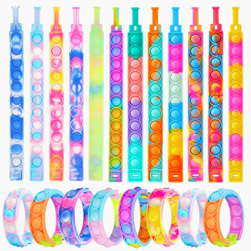 Push Pop Bubble Bracelet Fidget Toy – Bracelet for Kids