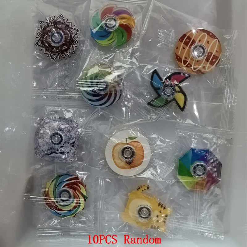 Random Mini Fidget Spinner Toy Pack – Bulk Party Favor Set for Kids