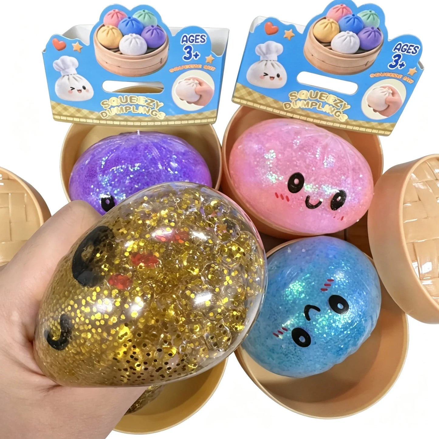 Glitter Dumpling Squishies Blind Pack
