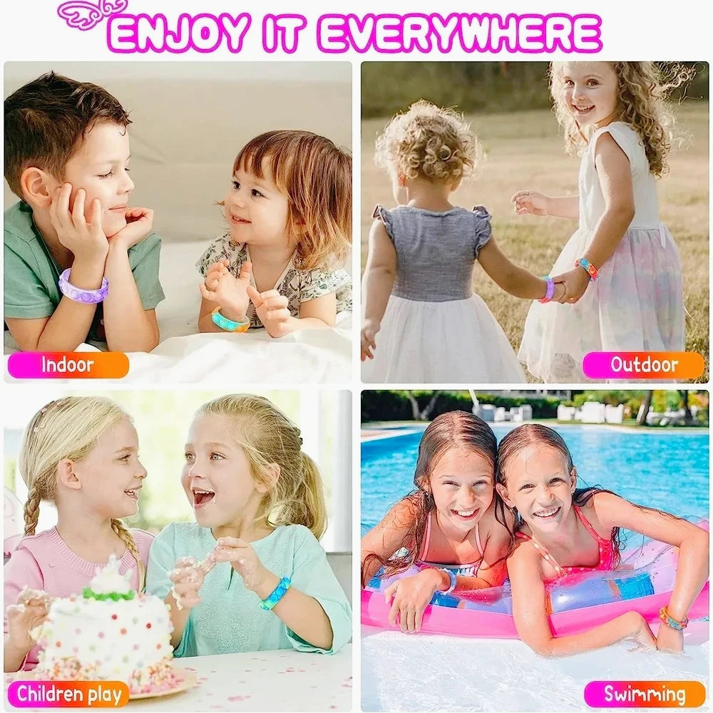 Push Pop Bubble Bracelet Fidget Toy – Bracelet for Kids