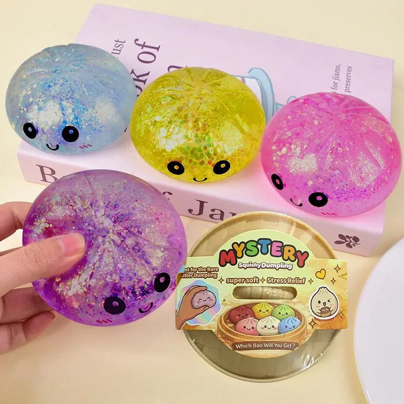 Blind Box Glitter Dumpling Squishy