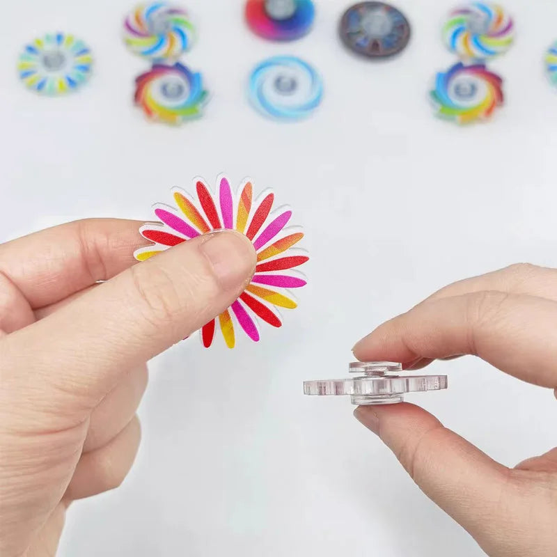 10PCS Mini Fidget Spinner Toys – Bulk Party Favor & Classroom Prize Set