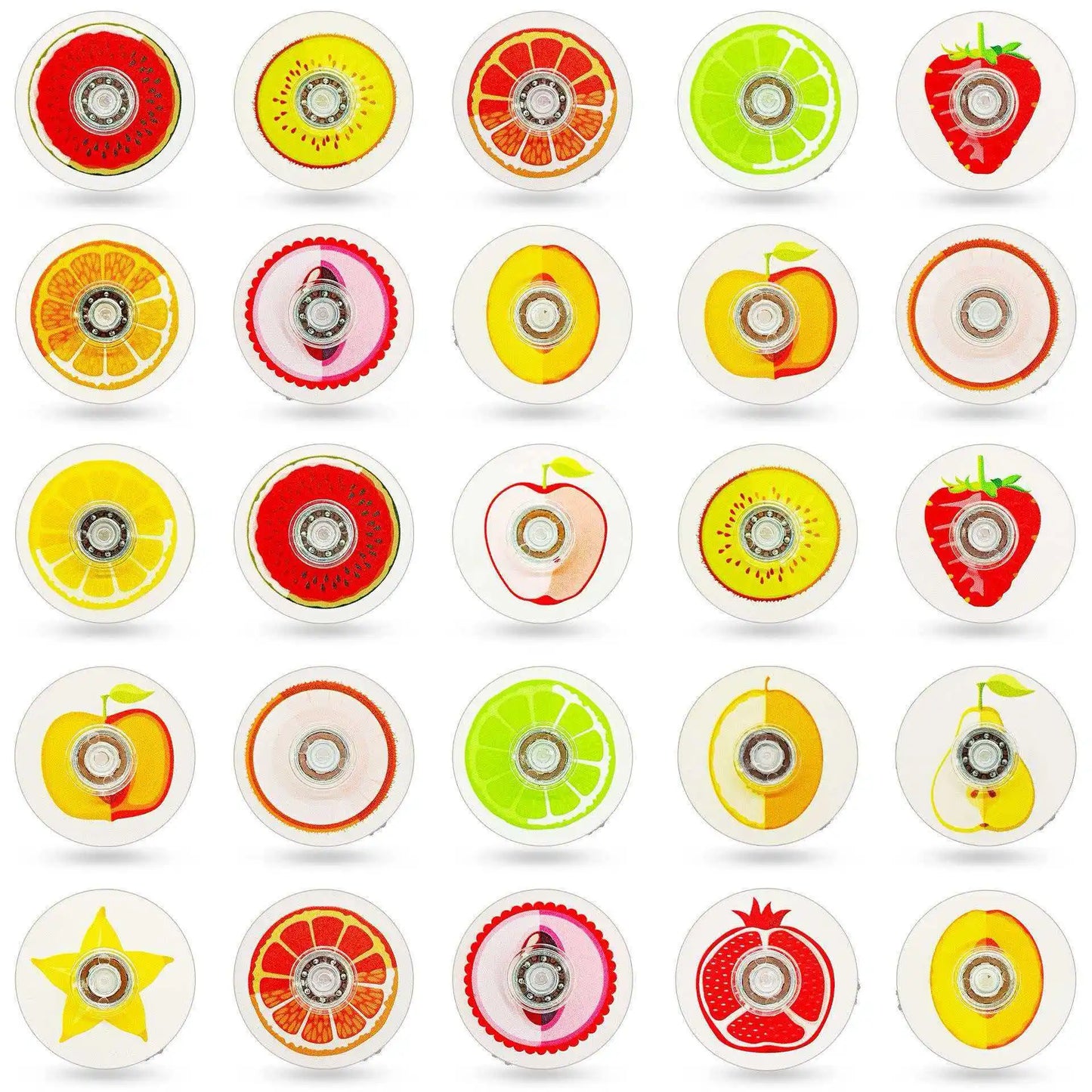 Random Mini Fidget Spinner Toy Pack – Bulk Party Favor Set for Kids