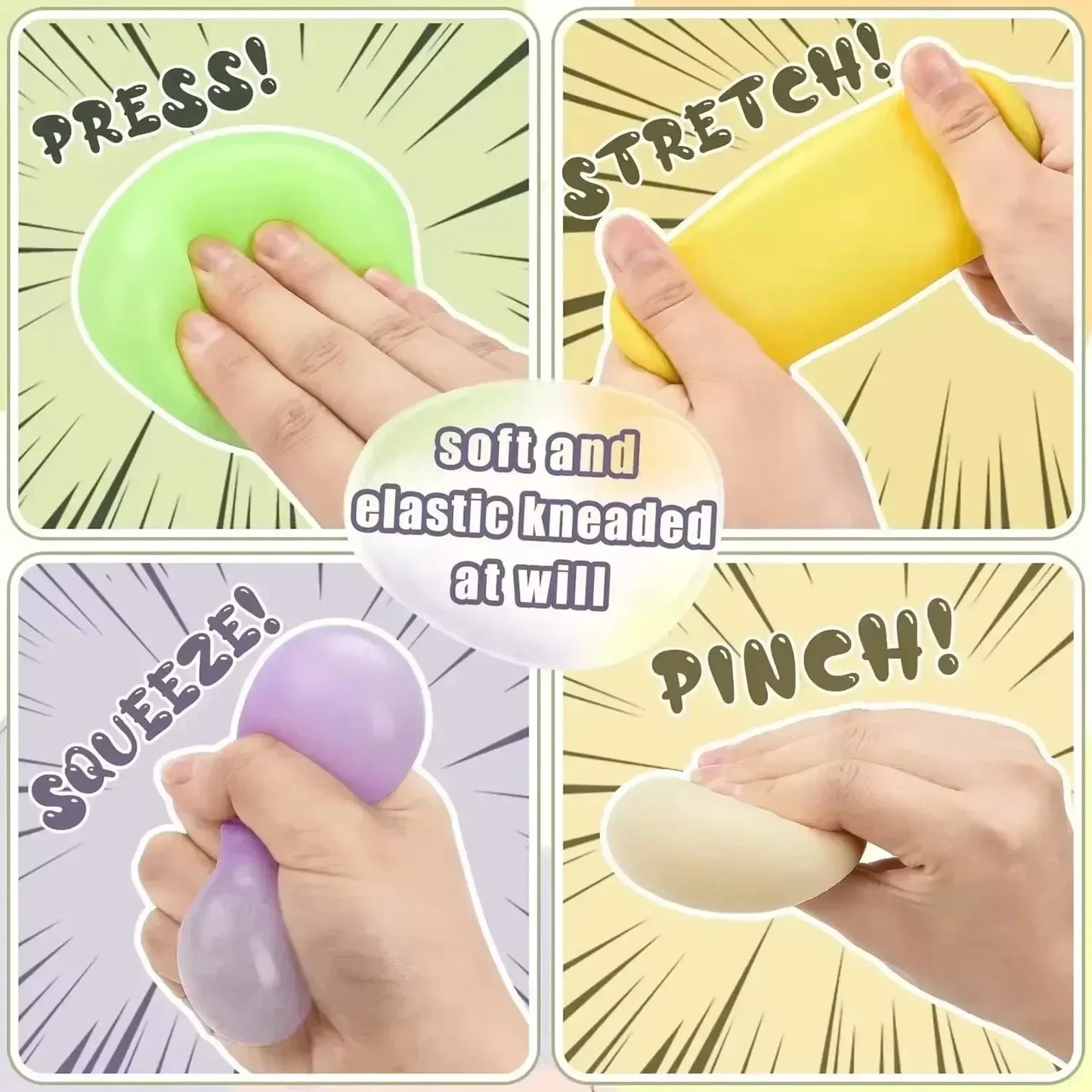Squishy Buns Fidget Toy Prop