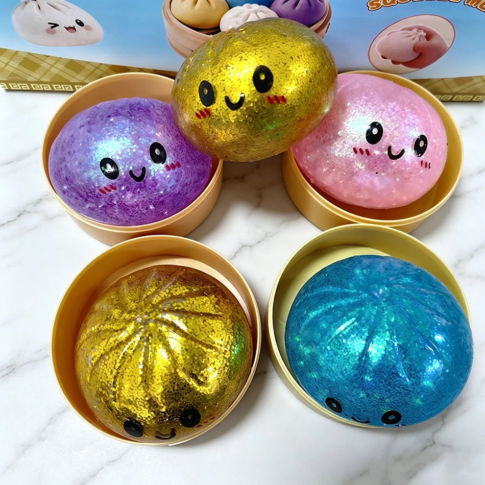 Glitter Dumpling Squishy Blind Box