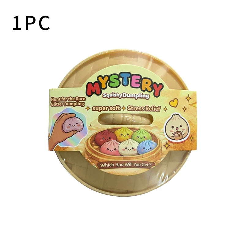 Blind Box Glitter Dumpling Squishy