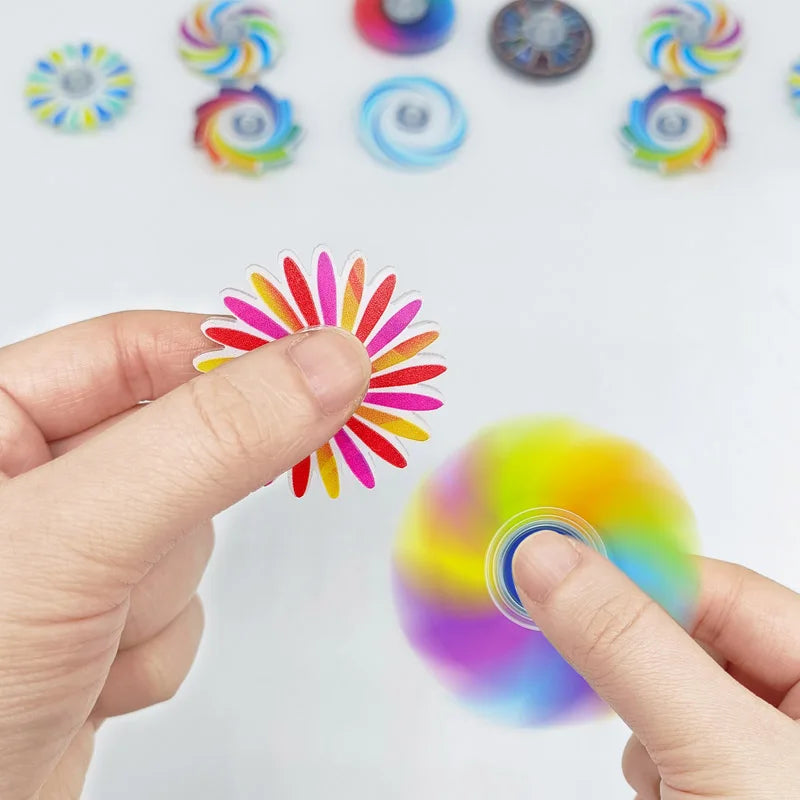 10PCS Mini Fidget Spinner Toys – Bulk Party Favor & Classroom Prize Set