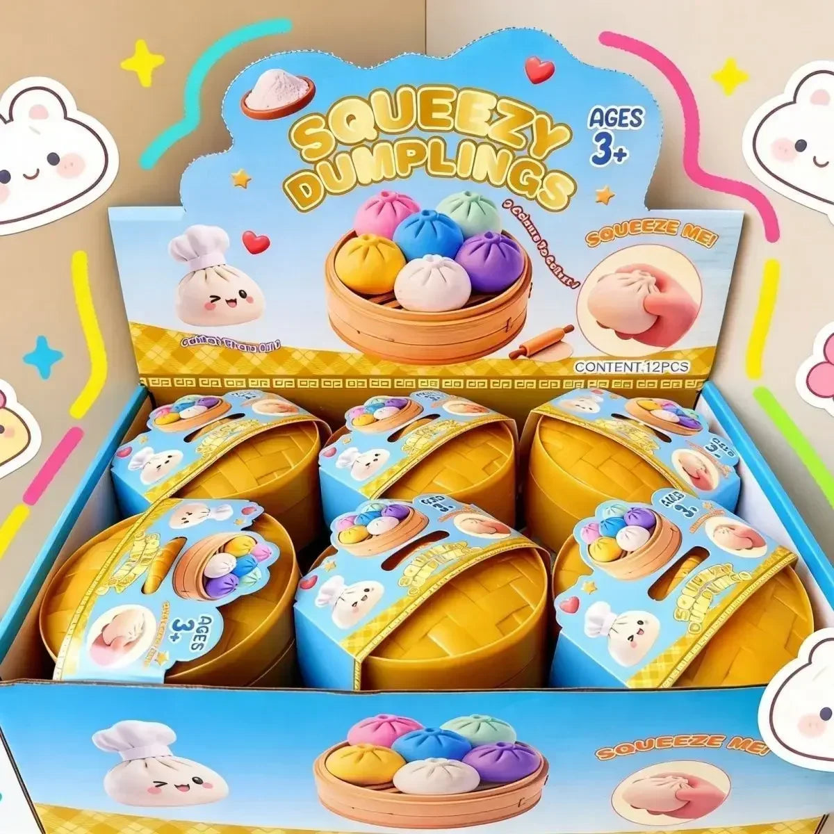 Glitter Dumpling Squishies Blind Pack