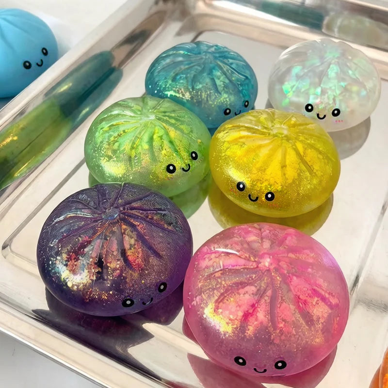 Blind Box Glitter Dumpling Squishy