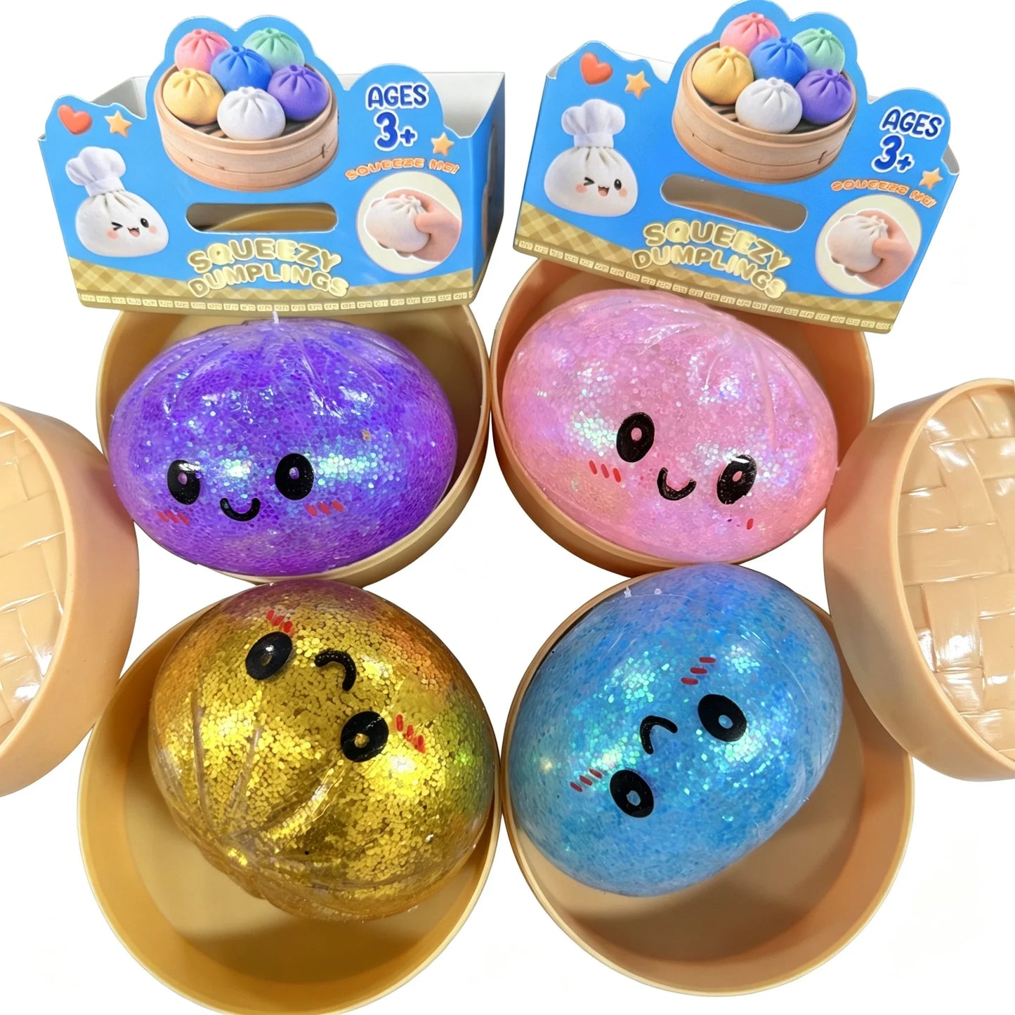 Glitter Dumpling Squishies Blind Pack