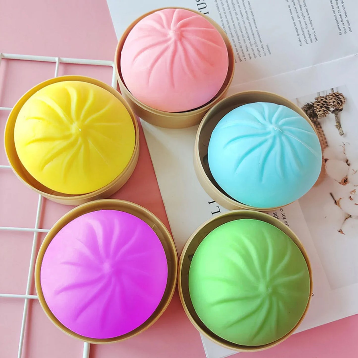 Squishy Buns Fidget Toy Prop