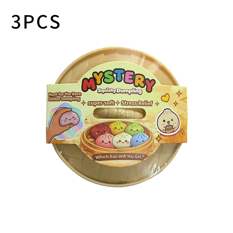 Blind Box Glitter Dumpling Squishy